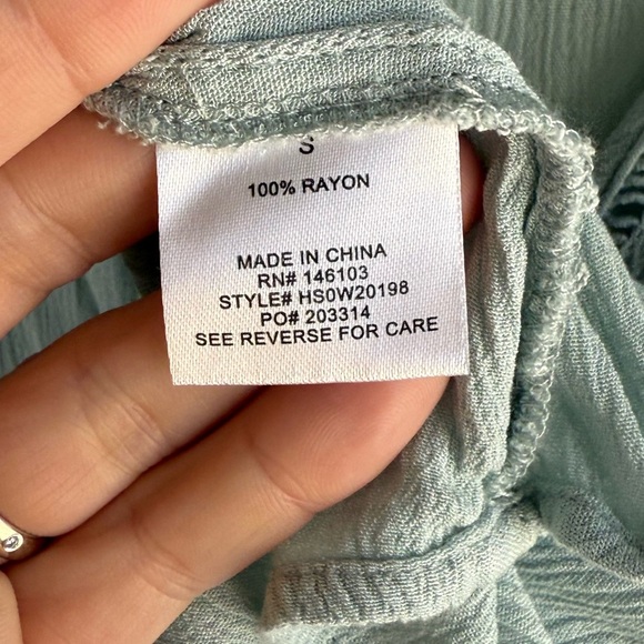 Hippie Rose tie front blouse • Women’s small - Picture 4 of 7